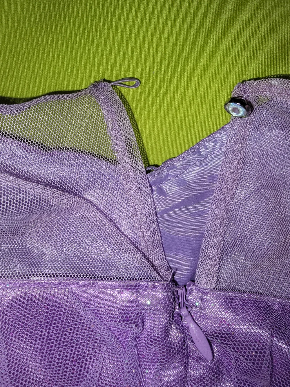 Disney Purple Ariel-Inspired Princess Dress with Jewel Accent